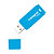 INTEGRAL MEMORY Clé USB 2.0 Neon - 64 Go - bleu - 2