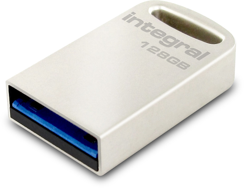 INTEGRAL MEMORY Clé USB 3.0 Fusion - 128 Go - Métal