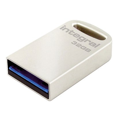 INTEGRAL MEMORY Clé USB 3.0 Fusion - 32 Go - Métal - 1