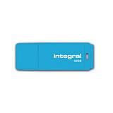 INTEGRAL MEMORY Clé USB 2.0 Neon - 32 Go - bleu INTEGRAL MEMORY Clé USB 2.0 Neon - 32 Go - bleu