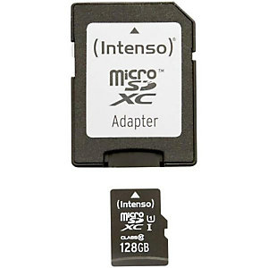 INTENSO, Memory card, Micro sd con adattatore 128gb uh, 3423491
