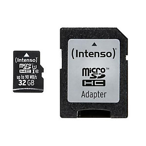 INTENSO, Memory card, Micro sd con adattatore 32gb uhs, 3433480