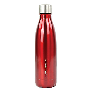 Isothermische fles Yoko Design, 500 ml, rode kleur