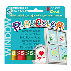 ISTANT Window colors - 10gr - colori per vetro - Instant - astuccio 6 colori brillanti