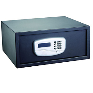 ITERNET Cassaforte di sicurezza - serratura elettronica - 43,2x37x19,5 cm - 10,5 kg - nero - Iternet ITERNET Cassaforte di sicurezza - serratura elettronica - 43,2x37x19,5 cm - 10,5 kg - nero - Iternet