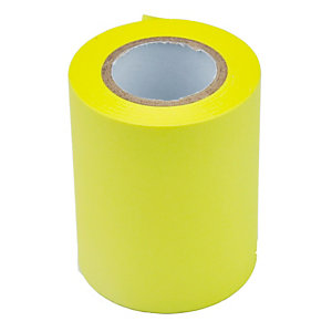 ITERNET Rotolo ricarica carta autoadesiva - giallo neon - 59mm x 10mt - per Memoidea Tape Dispenser