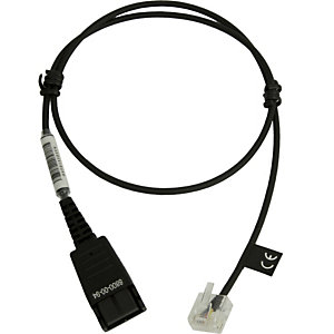 Jabra 8800-00-94, Cable, Transparente, Negro