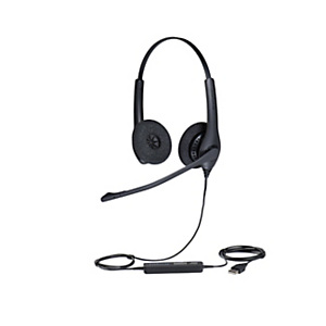Jabra Biz 1500 Duo - Casque filaire QD - Noir Jabra Biz 1500 Duo - Casque filaire QD - Noir