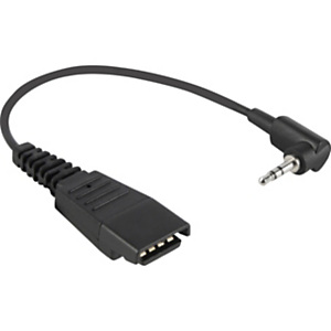 Jabra Cavo adattatore da sub-mini jack maschio da 2,5 mm, a connettore maschio Quick Disconnect, 0,5 m Jabra Cavo adattatore da sub-mini jack maschio da 2,5 mm, a connettore maschio Quick Disconnect, 0,5 m
