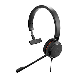 Jabra Evolve 20SE UC Mono, Auriculares, Diadema, Oficina/Centro de llamadas, Negro, Binaural, Volume +,Volume - 4993-829-409