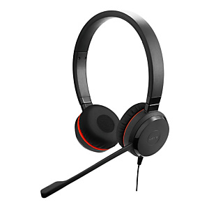 Jabra Evolve 20SE USB-C MS Stereo, Auriculares, Diadema, Oficina/Centro de llamadas, Negro, Binaural, Volume +,Volume - 4999-823-389