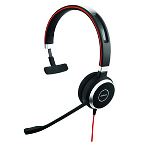 Jabra Evolve 40 UC Mono - Casque Jack et USB-A filaire - Noir Jabra Evolve 40 UC Mono - Casque Jack et USB-A filaire - Noir