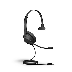 JABRA Evolve2 30 MS Mono - Casque USB-C filaire - Noir JABRA Evolve2 30 MS Mono - Casque USB-C filaire - Noir
