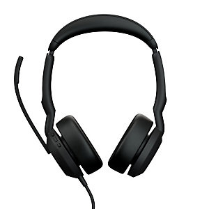 Jabra Evolve2 50, Alámbrico, 20 - 20000 Hz, Oficina/Centro de llamadas, 148,9 g, Auriculares, Negro 25089-989-999