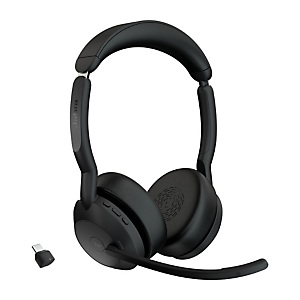 Jabra Evolve2 55, Inalámbrico, Oficina/Centro de llamadas, 20 - 20000 Hz, 130 g, Auriculares, Negro 25599-999-899 Jabra Evolve2 55, Inalámbrico, Oficina/Centro de llamadas, 20 - 20000 Hz, 130 g, Auriculares, Negro 25599-999-899