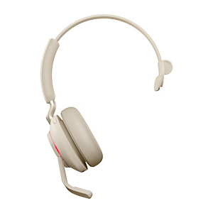 Jabra Evolve2 65, MS Mono, Auriculares, Diadema, Oficina/Centro de llamadas, Beige, Monoaural, Emparejamiento Bluetooth, Reproducir/Pausar, Track <, Pista >, Volume +, Volume - 26599-899-898 Jabra Evolve2 65, MS Mono, Auriculares, Diadema, Oficina/Centro de llamadas, Beige, Monoaural, Emparejamiento Bluetooth, Reproducir/Pausar, Track <, Pista >, Volume +, Volume - 26599-899-898
