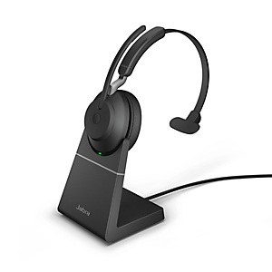 JABRA Evolve2 65 MS Mono - Casque sans fil Bluetooth + Station de recharge - Noir JABRA Evolve2 65 MS Mono - Casque sans fil Bluetooth + Station de recharge - Noir