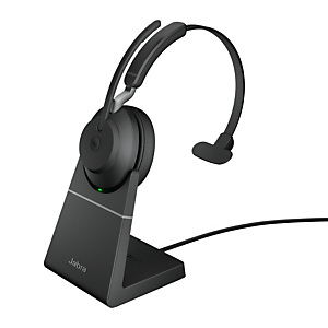 Jabra Evolve2 65, MS Mono, Inalámbrico, Oficina/Centro de llamadas, 20 - 20000 Hz, 99,2 g, Auriculares, Negro 26599-899-989