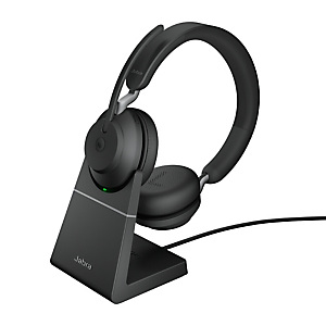 Jabra Evolve2 65, MS Stereo, Inalámbrico, Oficina/Centro de llamadas, 20 - 20000 Hz, 176,4 g, Auriculares, Negro 26599-999-989