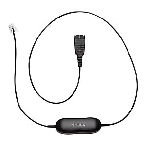 Jabra GN1200 Smart Cord - Cordon pour casques et téléphones filaires - Noir