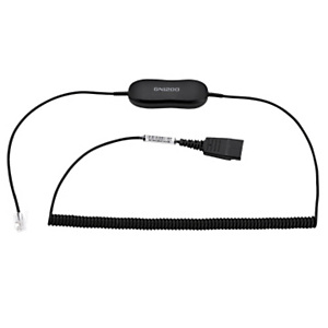 Jabra GN1218, Jabra, Jabra Biz 1500, 2300, 2400II, Negro, 2 m 88011-102 Jabra GN1218, Jabra, Jabra Biz 1500, 2300, 2400II, Negro, 2 m 88011-102