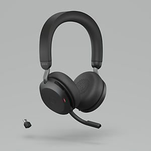 Jabra Micro casque Evolve 2 75 MS Stéréo - Sans fil Bluetooth - USB-C - Noir Jabra Micro casque Evolve 2 75 MS Stéréo - Sans fil Bluetooth - USB-C - Noir
