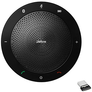 Jabra Speak 510+ MS - Micro et haut-parleur USB Bluetooth pour audio conférence - Avec son dongle - Noir Jabra Speak 510+ MS - Micro et haut-parleur USB Bluetooth pour audio conférence - Avec son dongle - Noir