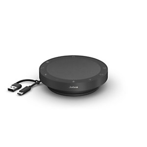 JABRA Speak2 55 MS - Micro et haut-parleur USB-A+ USB-C+ Bluetooth pour audio conférence - Noir