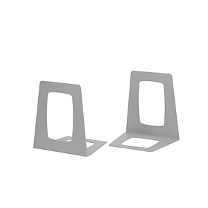 Jalema Coppia Reggilibri, Polistirolo riciclato 100%, Grigio Jalema Coppia Reggilibri, Polistirolo riciclato 100%, Grigio