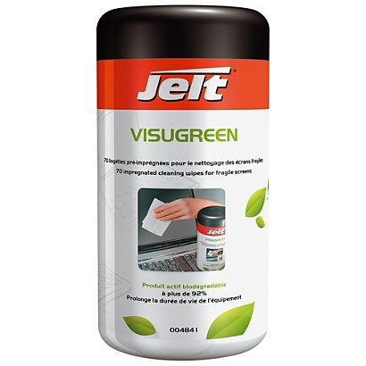 Jelt® Lingette JELT - VISUGREEN - Boite de 70 - 1