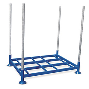 Jeu de 4 réhausses pour paletette métallique hauteur 840 mm Jeu de 4 réhausses pour paletette métallique hauteur 840 mm