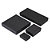 Jewellery gift boxes, black, 150x150x30mm, pack of 10 - 3