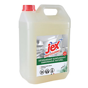 JEX Nettoyant ammoniaqué surpuissant naturel HACCP Jex Professionnel 5 L