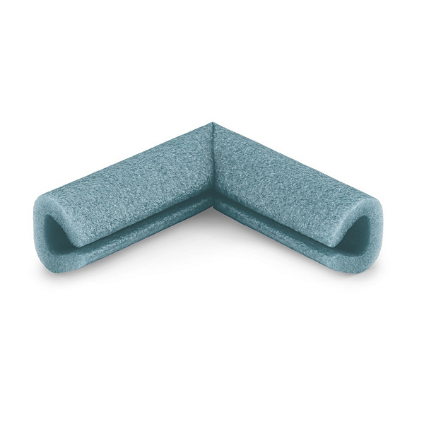 Jiffy® Ocean Green® U-shaped foam corner protectors - 1