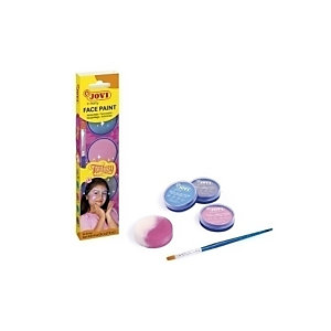 JOVI Face Paint set Fantasy Maquillaje crema, bote de 8 ml, caja de 3 + accesorios