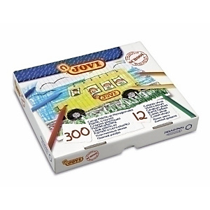 JOVI Hexagonal Ceras, caja de 300, colores surtidos JOVI Hexagonal Ceras, caja de 300, colores surtidos