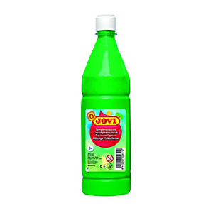 JOVI Témpera escolar líquida color verde claro JOVI Témpera escolar líquida color verde claro