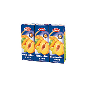 Juver Zumo de melocotón y uva Juver Zumo de melocotón y uva