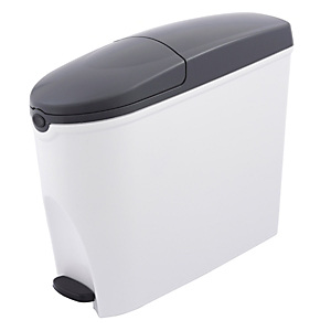 JVD Ladybox, Contenedor de higiene femenina, polipropileno, 20 l, gris JVD Ladybox, Contenedor de higiene femenina, polipropileno, 20 l, gris