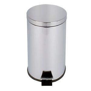 JVD Papelera inoxidable, tapa con pedal, acero inox, 20 l, inox brillo JVD Papelera inoxidable, tapa con pedal, acero inox, 20 l, inox brillo