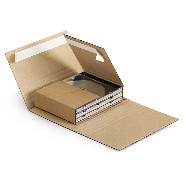 Křížové CD obaly  140 x 125 x 10/41 mm, super - 1