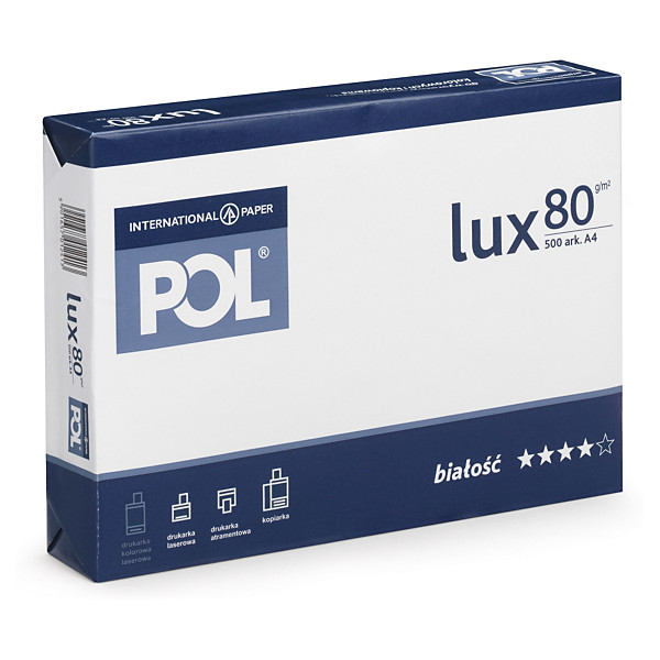 Kancelářský papír A4 POL lux, 80g/m2