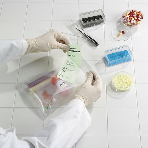 Kangoeroezak met druksluiting 50% gerecycled 23 x 32 cm - 4