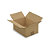 Kartónová krabica 270x190x120mm, hnedá, klopová, trojvrstvová vlnitá lepenka (3VVL) | RAJA - 1