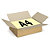 Kartónová krabica 310x215x100mm, hnedá, klopová, trojvrstvová vlnitá lepenka (3VVL) | RAJA - 3