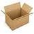 Kartónová krabica 480x280x170mm, hnedá, klopová, päťvrstvová vlnitá lepenka (5VVL) | RAJA - 1