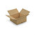 Kartónová krabica 550x550x250mm, hnedá, klopová, päťvrstvová vlnitá lepenka (5VVL) | RAJA - 1