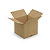 Kartónová krabica 550x550x500mm, hnedá, klopová, päťvrstvová vlnitá lepenka (5VVL) | RAJA - 1