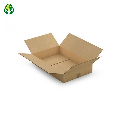 Kartónová krabica 580x380x170mm, hnedá, klopová, päťvrstvová vlnitá lepenka (5VVL) | RAJA - 1