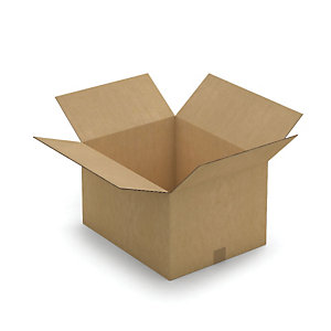 Kartonnen doos in dubbelgolf 50x40x30 cm, set van 10